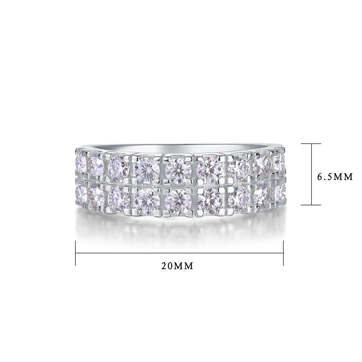 AVLON Signature Series — Eternity 1.4CT Moissanite Diamond 3MM Ring