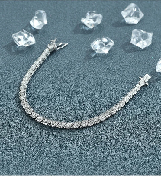AVLON Signature Series — Rhombus 1.2MM Moissanite Diamond Bracelet