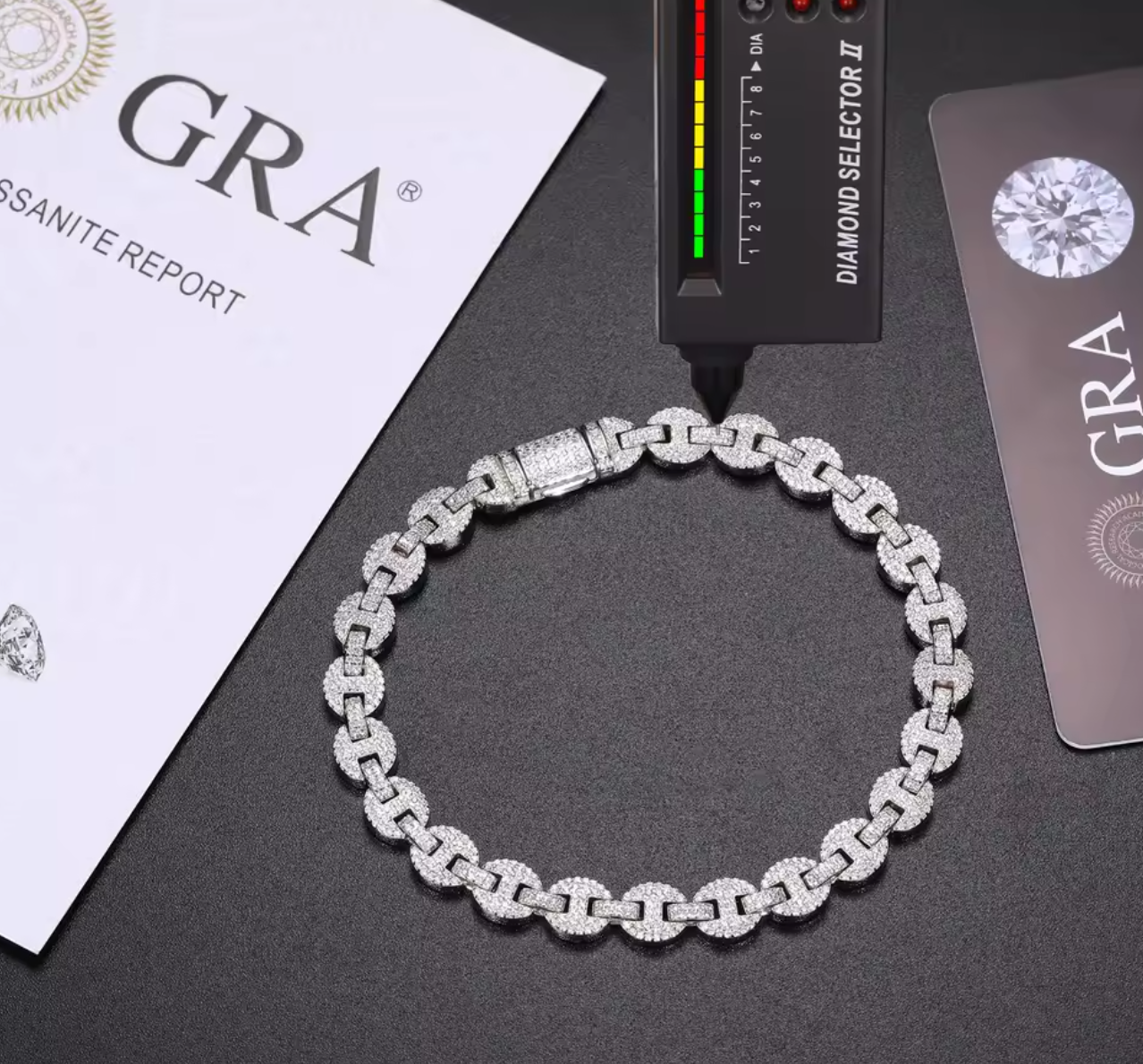 AVLON Signature Series — Unity 8MM Moissanite Diamond Bracelet