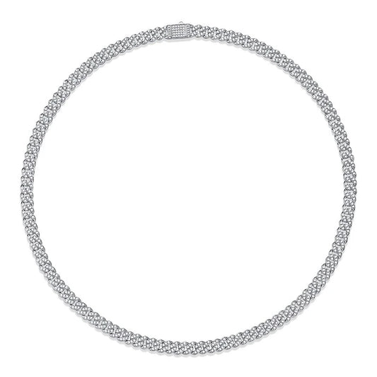 AVLON Signature Series — Utopia 8MM Moissanite Diamond Cuban Link Necklace