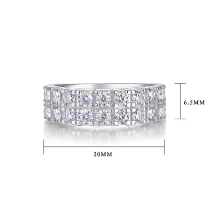 AVLON Signature Series — Eternity 1.4CT Moissanite Diamond 3MM Ring