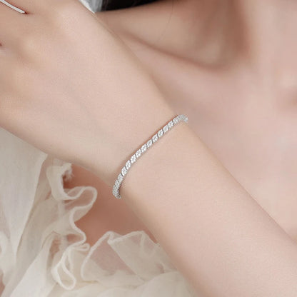 AVLON Signature Series — Rhombus 1.2MM Moissanite Diamond Bracelet