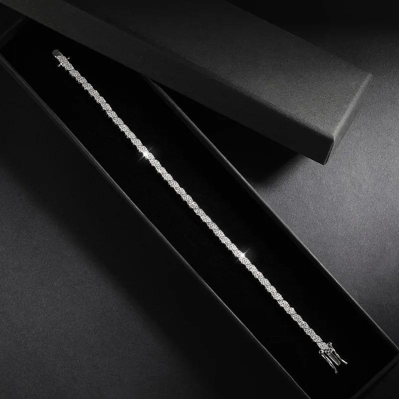 AVLON Signature Series — Rhombus 1.2MM Moissanite Diamond Bracelet