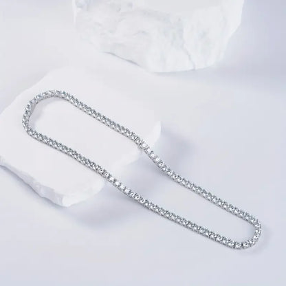 AVLON Signature Series — 6.5MM White 1CT Moissanite Diamond Tennis Chain