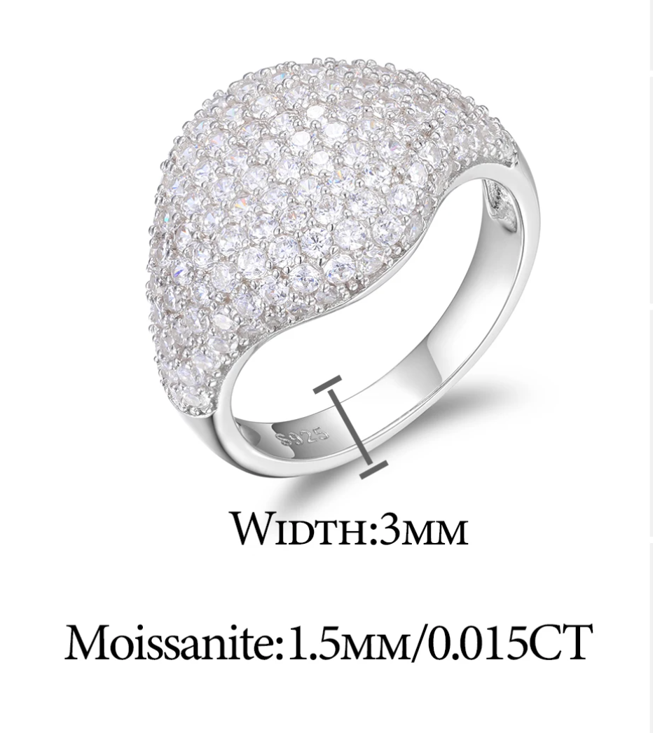 AVLON Signature Series —  Galore 1.3 MM Moissanite Diamond Ring