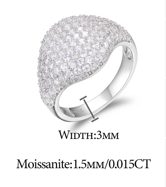 AVLON Signature Series —  Galore 1.3 MM Moissanite Diamond Ring