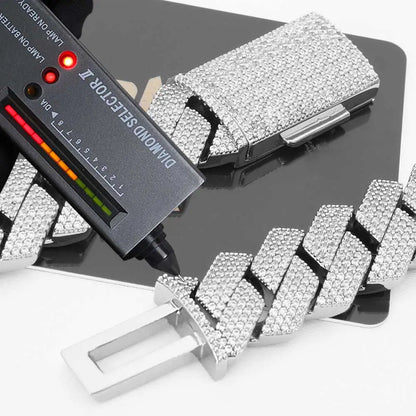 AVLON Signature Series — Utopia Moissanite Diamond 15MM Cuban Link Chain (4 Rows)